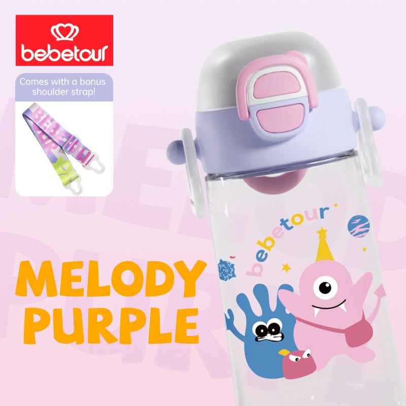 Bebetour Little Monster Dual Drink Bottle with Strap 530ML Bebetour Australia